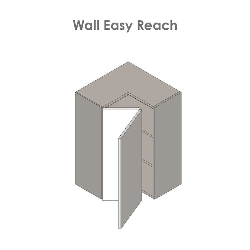 Meuble haut d'angle ouvert Easy Reach gris multicolore