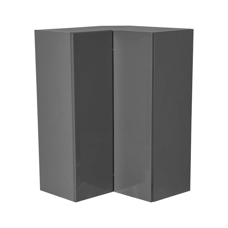 Meuble haut d'angle ouvert Easy Reach gris multicolore